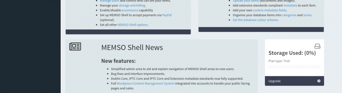 Latest improvements to MEMSO Shell launched
