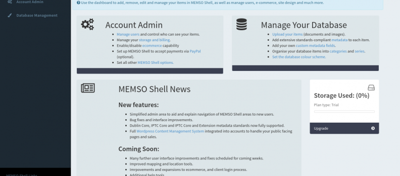 Latest improvements to MEMSO Shell launched